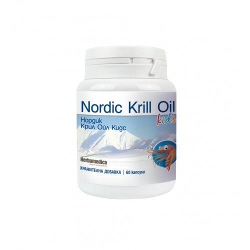 HERBAMEDICA NORDIC KRILL OIL KIDS / ХЕРБАМЕДИКА ОМЕГА 3 ЗА ДЕЦА КАПС. Х 60 HERBAMEDICA NORDIC KRILL OIL KIDS / ХЕРБАМЕДИКА ОМЕГА 3 ЗА ДЕЦА КАПС. Х 60