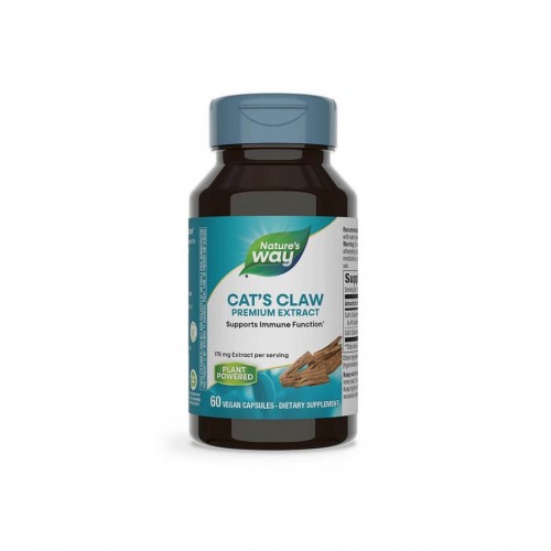 NATURE'S WAY PREMIUM EXTRACT CAT'S CLAW / КОТЕШКИ НОКЪТ 335МГ КАПС. Х60 NATURE'S WAY PREMIUM EXTRACT CAT'S CLAW / КОТЕШКИ НОКЪТ 335МГ КАПС. Х60