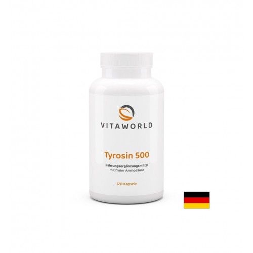 VITA WORLD TYROSIN / Л-ТИРОЗИН 500 МГ КАПС. X 120 VITA WORLD TYROSIN / Л-ТИРОЗИН 500 МГ КАПС. X 120