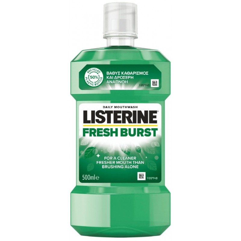 LISTERINE FRESHBURST MOUTHWASH / ЛИСТЕРИН ВОДА ЗА УСТА 500МЛ