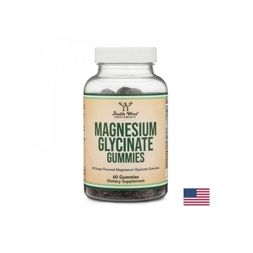 DOUBLE WOOD / MAGNESIUM GLYCINATE GUMMIES / МАГНЕЗИЙ БИСГЛИЦИНАТ ГЪМИ С ВКУС НА ГРОЗДЕ ЖЕЛИРАНИ ТАБЛ. X 60 DOUBLE WOOD / MAGNESIUM GLYCINATE GUMMIES / МАГНЕЗИЙ БИСГЛИЦИНАТ ГЪМИ С ВКУС НА ГРОЗДЕ ЖЕЛИРАНИ ТАБЛ. X 60