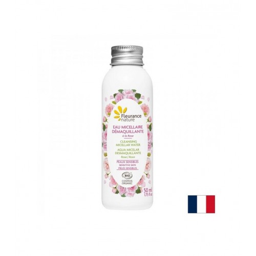 FLEURANCE NATURE EAU MICELLAIRE DEMAQUILLANTE A LA ROSE / МИЦЕЛАРНА ВОДА С РОЗА ДАМАСЦЕНА 50 МЛ