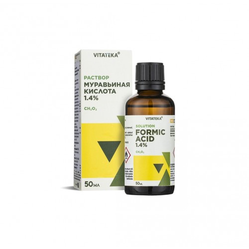 GOLDEN PHARM FORMIC ACID SOLUTION / МРАВЧЕНА КИСЕЛИНА РАЗТВОР ЗА ВЪНШНА УПОТРЕБА 1,4 %, 50 МЛ GOLDEN PHARM FORMIC ACID SOLUTION / МРАВЧЕНА КИСЕЛИНА РАЗТВОР ЗА ВЪНШНА УПОТРЕБА 1,4 %, 50 МЛ