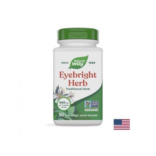 NATURE'S WAY EYE BRIGHT HERB / ОЧАНКА (БИЛКА) КАПС. Х100 NATURE'S WAY EYE BRIGHT HERB / ОЧАНКА (БИЛКА) КАПС. Х100
