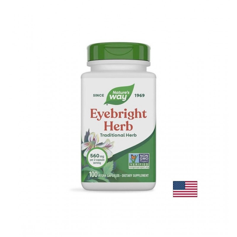 NATURE'S WAY EYE BRIGHT HERB / ОЧАНКА (БИЛКА) КАПС. Х100 NATURE'S WAY EYE BRIGHT HERB / ОЧАНКА (БИЛКА) КАПС. Х100