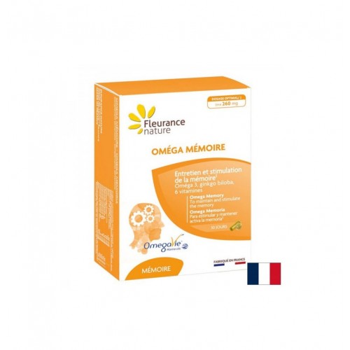 FLEURANCE NATURE OMEGA MEMOIRE / ОМЕГА + ФОРМУЛА ЗА ПАМЕТ ДУО ОПАКОВКА КАПС. Х 60 