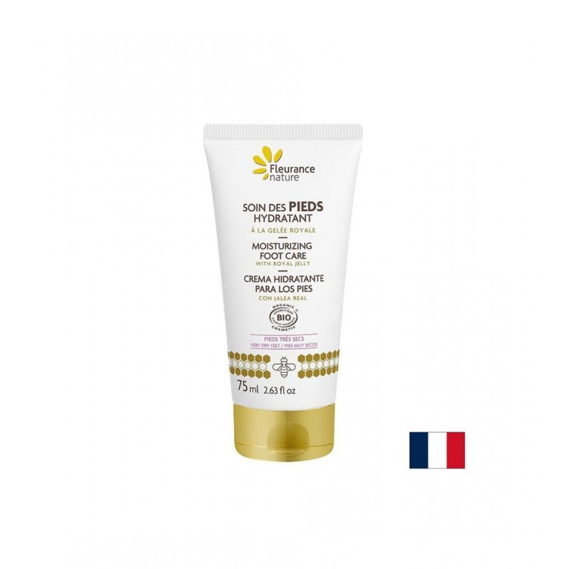 FLEURANCE NATURE SOIN DES PIEDS HYDRATANT A LA GELEE ROYALE / ОВЛАЖНЯВАЩ КРЕМ ЗА ХОДИЛА С ПЧЕЛНО МЛЕЧИЦЕ БИО 75 МЛ