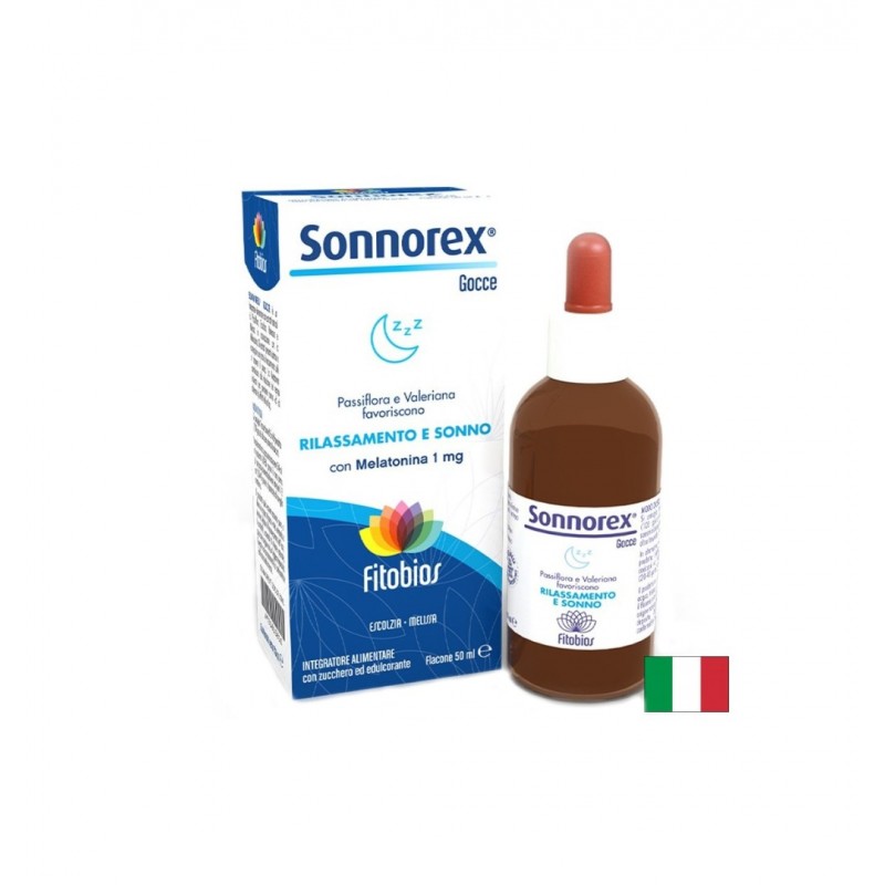 FITOBIOS SONNOREX GOCCE CON MELATONIN / СОНОРЕКС БИЛКОВА ФОРМУЛА ЗА СЪН + МЕЛАТОНИН КАПКИ 50 МЛ
