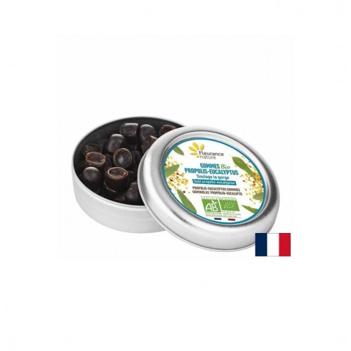 FLEURANCE NATURE GOMMES BIO PROPOLIS EUCALYPTUS BIO / ПРОПОЛИС + ЕВКАЛИПТ БИО ГЪМИ ЖЕЛИРАНИ ТАБЛ. 35 ГР