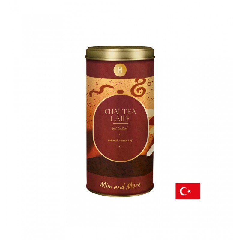 MIM AND MORE CHIA TEA LATTE / РАЗТВОРИМА НАПИТКА ЧАЙ ЛАТЕ С КАНЕЛА И ВАНИЛИЯ 200 ГР