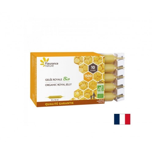 FLEURANCE NATURE GELLE ROYALE BIO / ПЧЕЛНО МЛЕЧИЦЕ + ПЧЕЛЕН МЕД БИО АМПУЛИ ЗА ПИЕНЕ X 10