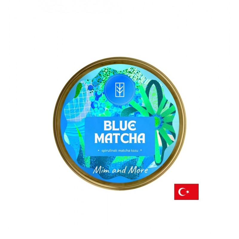 MIM AND MORE BLUE MATCHA SPIRULINALI / СИНЯ МАТЧА СЪС СПИРУЛИНА ПРАХ 25 ГР MIM AND MORE BLUE MATCHA SPIRULINALI / СИНЯ МАТЧА СЪС СПИРУЛИНА ПРАХ 25 ГР