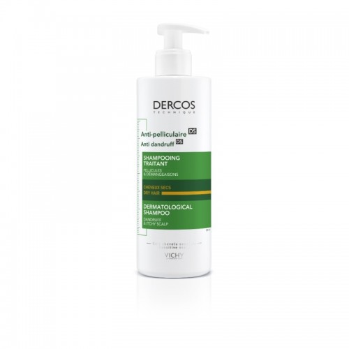 VICHY DERCOS ANTI DANDRUFF DS DERMATOLOGICAL SHAMPOO / ВИШИ ТРЕТИРАЩ ШАМПОАН ПРОТИВ ПЪРХОТ ЗА СУХА КОСА 390МЛ VICHY DERCOS ANTI DANDRUFF DS DERMATOLOGICAL SHAMPOO / ВИШИ ТРЕТИРАЩ ШАМПОАН ПРОТИВ ПЪРХОТ ЗА СУХА КОСА 390МЛ