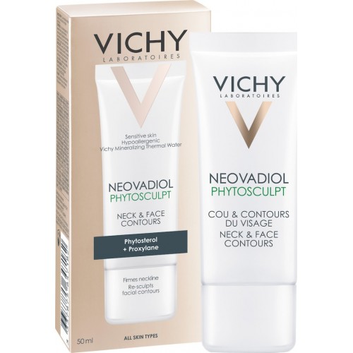 VICHY NEOVADIOL PHYTOSCULPT NECK AND FACE / ВИШИ КРЕМ ЗА ШИЯ И ДЕКОЛТЕ ЗА ВСЕКИ ТИП КОЖА 50МЛ