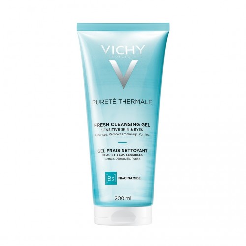 VICHY PURETE THERMALE FRESH CLEANSING GEL / ВИШИ ПОЧИСТВАЩ ГЕЛ ЗА ЧУВСТВИТЕЛНА КОЖА И ОЧИ 200МЛ