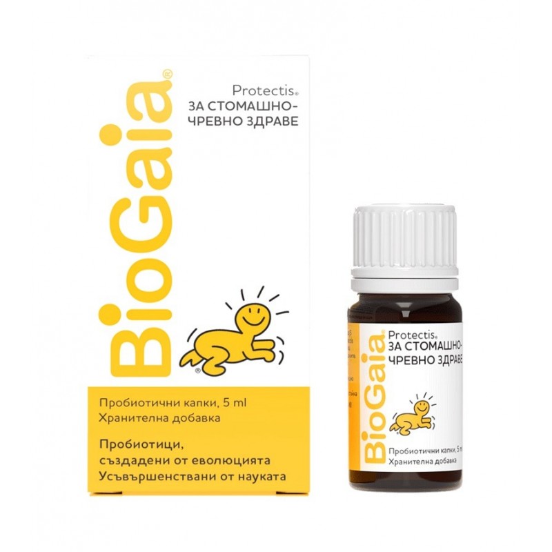 EWOPHARMA BIOGAIA PROTECTIS / БИОГАЙА ПРОТЕКТИС ПРОБИОТИЧНИ КАПКИ ЗА СТОМАШНО-ЧРЕВНО ЗДРАВЕ ЗА БЕБЕТА И ДЕЦА 5МЛ