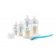 AVENT NATURAL RESPONSE AIRFREE VENT / 2 БУТИЛКИ 125МЛ + 2 БУТИЛКИ 260МЛ + 2 КЛАПИ AIRFREE + ЗАЛЪГАЛКА ULTRA SOFT 0-6M + ЧЕТКА КОМПЛЕКТ СЕРИЯ