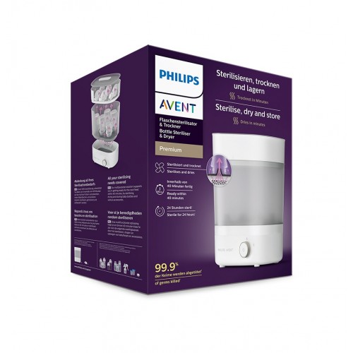 AVENT PREMIUM SCF 293/00 / ЕЛЕКТРИЧЕСКИ ПАРЕН СТЕРИЛИЗАТОР С ИЗСУШАВАНЕ НА БУТИЛКИ