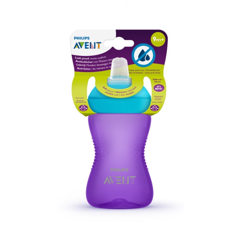 AVENT MY GRIPPY / ЧАША С МЕК НАКРАЙНИК ЛИЛАВА ЗА 9+ МЕСЕЦА 300МЛ AVENT MY GRIPPY / ЧАША С МЕК НАКРАЙНИК ЛИЛАВА ЗА 9+ МЕСЕЦА 300МЛ
