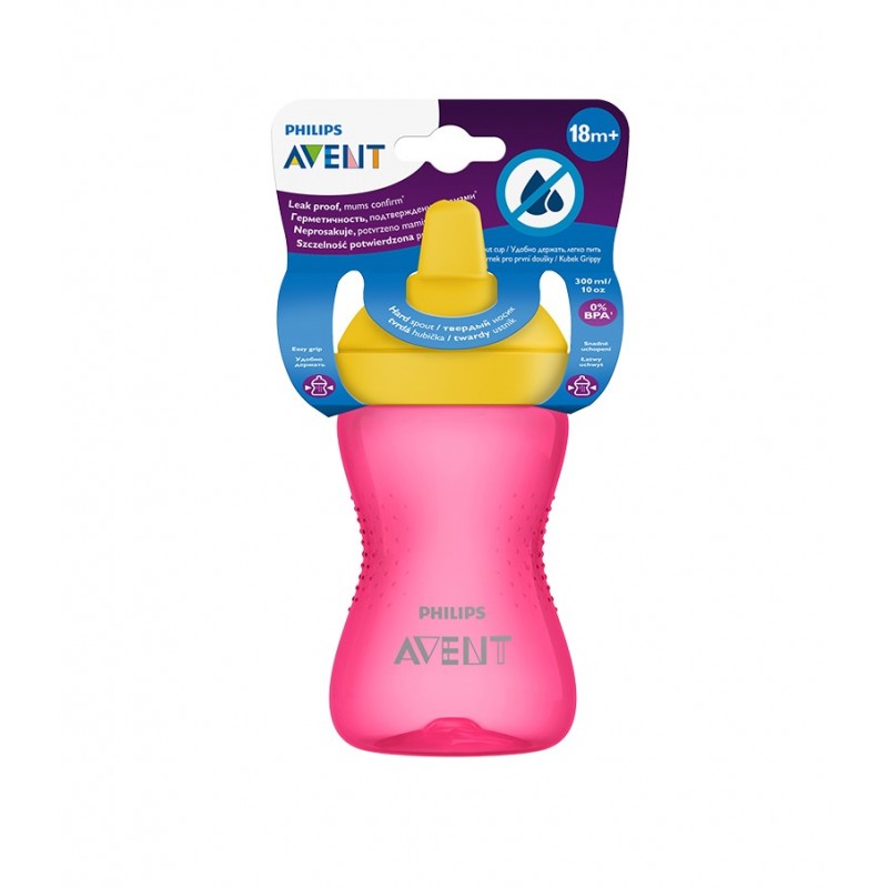 AVENT MY GRIPPY / ЧАША С ТВЪРД НАКРАЙНИК РОЗОВА ЗА 18+ МЕСЕЦА 300МЛ AVENT MY GRIPPY / ЧАША С ТВЪРД НАКРАЙНИК РОЗОВА ЗА 18+ МЕСЕЦА 300МЛ