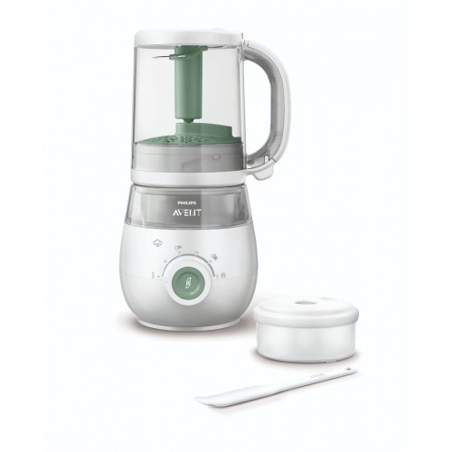 AVENT SCF885/01 / КОМБИНИРАН УРЕД ЗА ПРИГОТВЯНЕ НА ЗДРАВОСЛОВНА БЕБЕШКА ХРАНА 4 В 1 ЗЕЛЕН ЦВЯТ