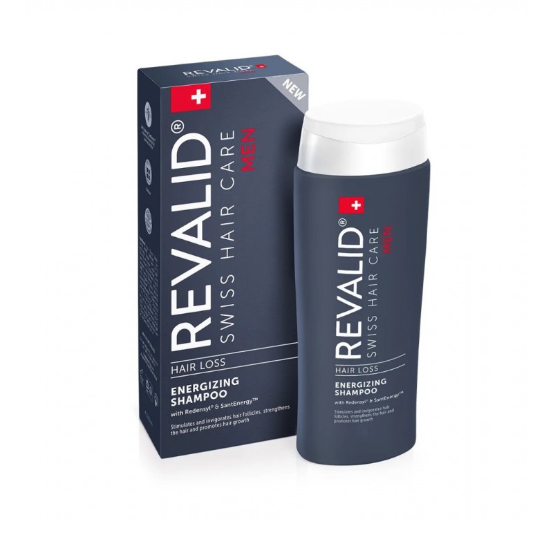 EWOPHARMA REVALID MEN HAIR LOSS ENERGIZING SHAMPOO / РЕВАЛИД ЕНЕРГИЗИРАЩ ШАМПОАН ПРОТИВ КОСОПАД ЗА МЪЖЕ 200МЛ