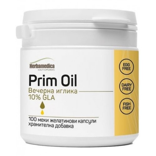  HERBAMEDICA PRIM OIL ПРИМ ОЙЛ ВЕЧЕРНА ИГЛИКА  КАПС. 500МГ Х 100