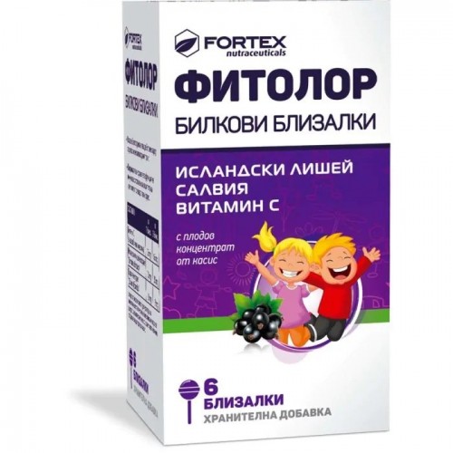 Fortex Фитолор билкови близалки х 6
