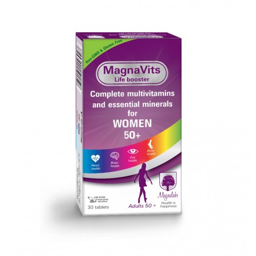 MAGNALABS MAGNAVITS WOMEN 50+ / МАГНАЛАБС МАГНАВИТС ЗА ЖЕНИ 50+ ТАБЛ. X30