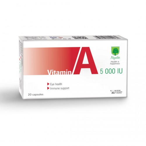 MAGNALABS VITAMIN A CAPSULES / МАГНАЛАБС ВИТАМИН A 5000 IU КАПС. X20