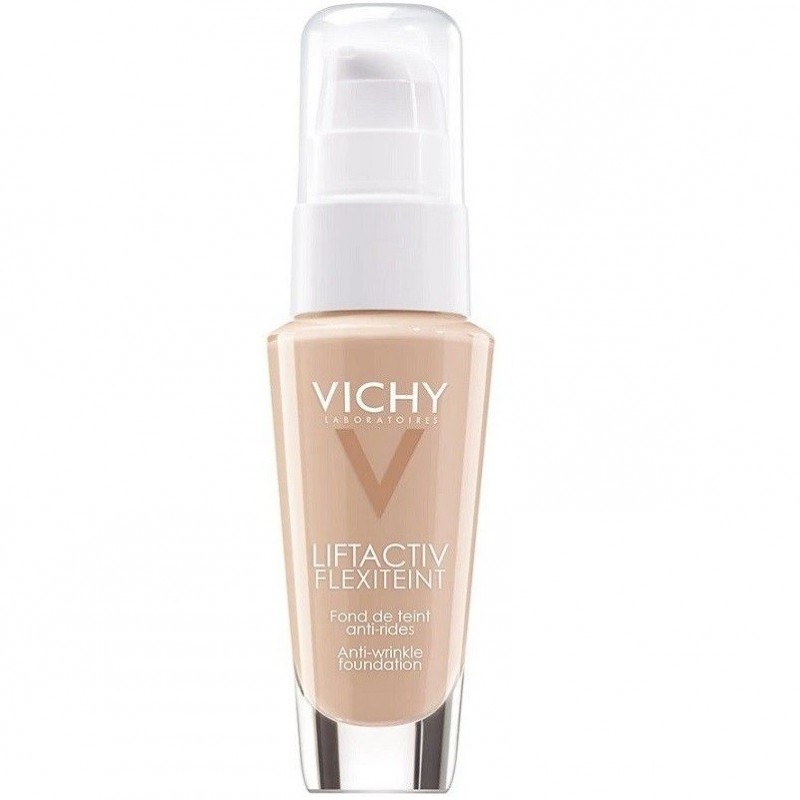 VICHY LIFTACTIV FLEXITEINT / ВИШИ ЛИФТАКТИВ ФОН ДЬО ТЕН ПРОТИВ БРЪЧКИ 45 ЗЛАТИСТ ЦВЯТ 30МЛ