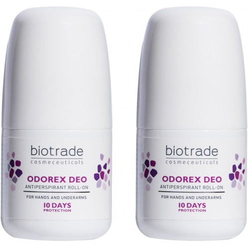 BIOTRADE ODOREX DEO / БИОТРЕЙД ОДОРЕКС ДЕО ПРОМО ПАКЕТ (РОЛ-ОН ПРОТИВ ИЗПОТЯВАНЕ 40МЛ 1+1) BIOTRADE ODOREX DEO / БИОТРЕЙД ОДОРЕКС ДЕО ПРОМО ПАКЕТ (РОЛ-ОН ПРОТИВ ИЗПОТЯВАНЕ 40МЛ 1+1)