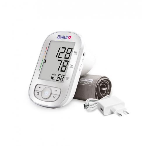 B.WELL TH-75 AFIB L / АВТОМАТИЧЕН АПАРАТ ЗА КРЪВНО С МАНШЕТ L РАЗМЕР (22-42 СМ) + АДАПТЕР B.WELL TH-75 AFIB L / АВТОМАТИЧЕН АПАРАТ ЗА КРЪВНО С МАНШЕТ L РАЗМЕР (22-42 СМ) + АДАПТЕР
