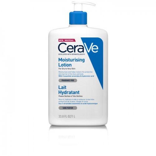 CERAVE MOISTURISING LOTION / СЕРАВЕ ХИДРАТИРАЩ ЛОСИОН ЗА ЛИЦЕ И ТЯЛО ЗА СУХА ДО МНОГО СУХА КОЖА 1000МЛ CERAVE MOISTURISING LOTION / СЕРАВЕ ХИДРАТИРАЩ ЛОСИОН ЗА ЛИЦЕ И ТЯЛО ЗА СУХА ДО МНОГО СУХА КОЖА 1000МЛ