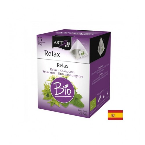HEBRES DEL MOLI RELAX BIO / БИО ЧАЙ ЗА СПОКОЕН СЪН ФИЛТЪРНИ ПАКЕТЧЕТА 22.5 ГР БР. X 15