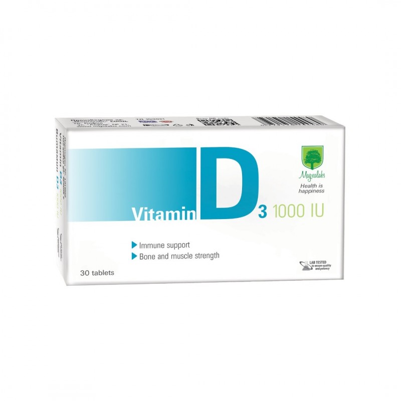 MAGNALABS VITAMIN D TABLETS / МАГНАЛАБС ВИТАМИН D 400 IU ТАБЛ. X30