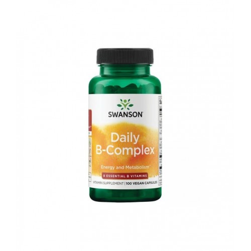 SWANSON DAILY B-COMPLEX / СУОНСЪН ДНЕВЕН B-КОМПЛЕКС ВЕГЕ КАПС. X 100