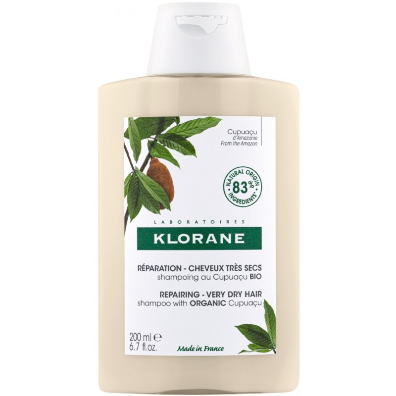 KLORANE CUPUACU SHAMPOO / ВЪЗСТАНОВЯВАЩ ШАМПОАН ЗА МНОГО СУХА И УВРЕДЕНА КОСА С ОРГАНИЧНО КУПУАСУ 200МЛ KLORANE CUPUACU SHAMPOO / ВЪЗСТАНОВЯВАЩ ШАМПОАН ЗА МНОГО СУХА И УВРЕДЕНА КОСА С ОРГАНИЧНО КУПУАСУ 200МЛ