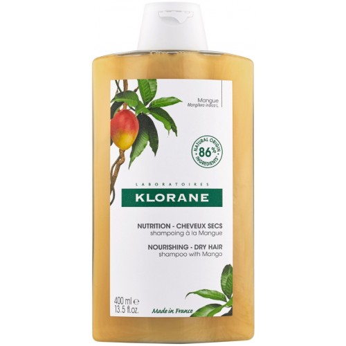 KLORANE MANGO SHAMPOO / ХИДРАТИРАЩ ШАМПОАН ЗА СУХА КОСА С МАСЛО ОТ МАНГО 400МЛ KLORANE MANGO SHAMPOO / ХИДРАТИРАЩ ШАМПОАН ЗА СУХА КОСА С МАСЛО ОТ МАНГО 400МЛ