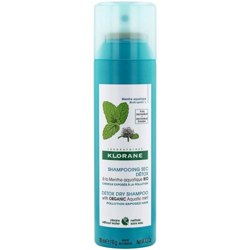 KLORANE MINT DRY SHAMPOO / ДЕТОКСИКИРАЩ СУХ ШАМПОАН ЗА ВСЕКИ ТИП КОСА С ВОДНА МЕНТА 150МЛ KLORANE MINT DRY SHAMPOO / ДЕТОКСИКИРАЩ СУХ ШАМПОАН ЗА ВСЕКИ ТИП КОСА С ВОДНА МЕНТА 150МЛ