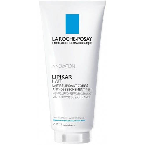 LA ROCHE-POSAY LIPIKAR LAIT BODY MILK / ЛА РОШ МЛЯКО ЗА ТЯЛО 48Ч ХИДРАТАЦИЯ 200МЛ