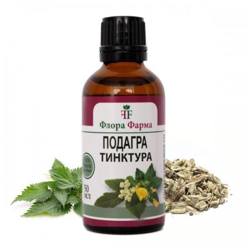 FLORA FARMA ТИНКТУРА ПОДАГРА 50МЛ FLORA FARMA ТИНКТУРА ПОДАГРА 50МЛ