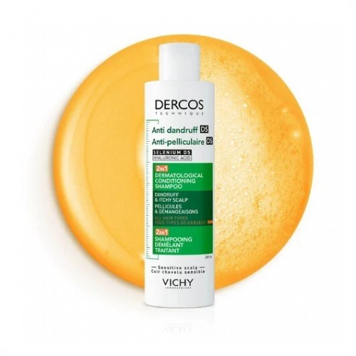 VICHY DERCOS ANTI DANDRUFF 2 IN 1 SHAMPOO + BALM / ВИШИ БАЛСАМ + ШАМПОАН 2В1 ПРОТИВ ПЪРХОТ 200МЛ VICHY DERCOS ANTI DANDRUFF 2 IN 1 SHAMPOO + BALM / ВИШИ БАЛСАМ + ШАМПОАН 2В1 ПРОТИВ ПЪРХОТ 200МЛ