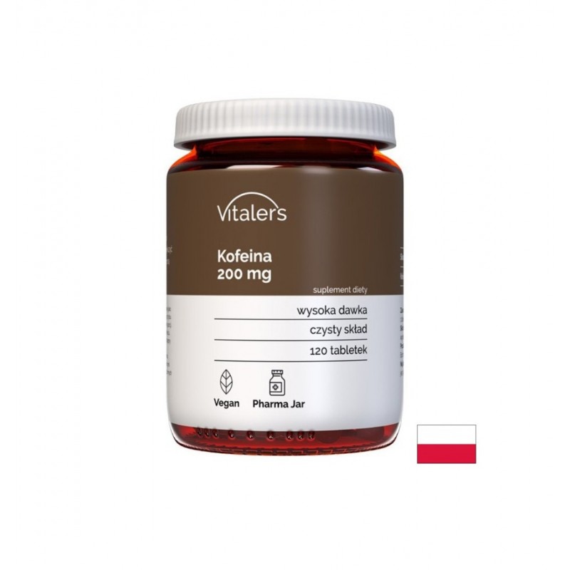 VITALER'S KOFEINA BEZWODNA / КОФЕИН 200 МГ ТАБЛ. X 120 VITALER'S KOFEINA BEZWODNA / КОФЕИН 200 МГ ТАБЛ. X 120