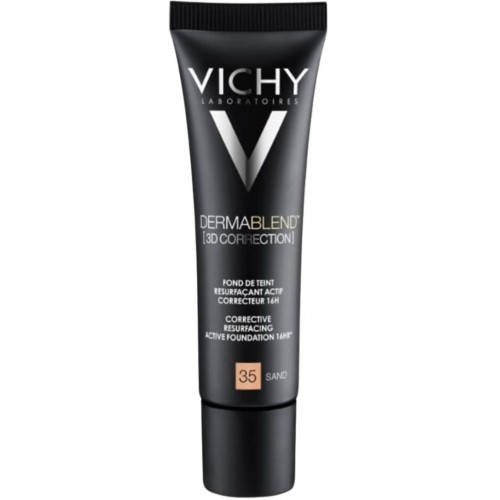 VICHY DERMABLEND 3D CORRECTION 35 SAND / ВИШИ ДЕРМАБЛЕНД 3Д КОРЕКЦИЯ ФОН ДЬО ТЕН 35 (ПЯСЪЧЕН ЦВЯТ) 30МЛ VICHY DERMABLEND 3D CORRECTION 35 SAND / ВИШИ ДЕРМАБЛЕНД 3Д КОРЕКЦИЯ ФОН ДЬО ТЕН 35 (ПЯСЪЧЕН ЦВЯТ) 30МЛ