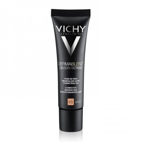 VICHY DERMABLEND 3D CORRECTION 45 GOLD / ВИШИ ДЕРМАБЛЕНД 3Д КОРЕКЦИЯ ФОН ДЬО ТЕН 45 (ЗЛАТО) 30МЛ VICHY DERMABLEND 3D CORRECTION 45 GOLD / ВИШИ ДЕРМАБЛЕНД 3Д КОРЕКЦИЯ ФОН ДЬО ТЕН 45 (ЗЛАТО) 30МЛ