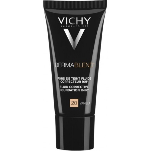 VICHY DERMABLEND FLUID CORRECTIVE FOUNDATION 20 VANILLA / ВИШИ ДЕРМАБЛЕНД КОРИГИРАЩ ФЛУИД ЗА НОРМАЛНА ДО СМЕСЕНА КОЖА 20 30МЛ VICHY DERMABLEND FLUID CORRECTIVE FOUNDATION 20 VANILLA / ВИШИ ДЕРМАБЛЕНД КОРИГИРАЩ ФЛУИД ЗА НОРМАЛНА ДО СМЕСЕНА КОЖА 20 30МЛ
