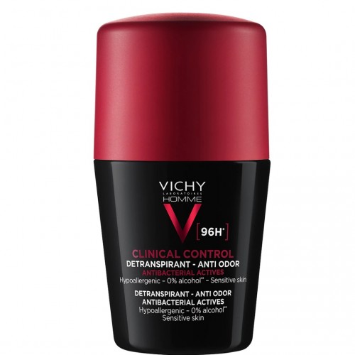 VICHY HOMME CLINICAL CONTROL ANTI ODOR / ВИШИ РОЛ-ОН ПРОТИВ ИЗПОТЯВАНЕ ЗА МЪЖЕ С ЧУВСТВИТЕЛНА КОЖА 50МЛ VICHY HOMME CLINICAL CONTROL ANTI ODOR / ВИШИ РОЛ-ОН ПРОТИВ ИЗПОТЯВАНЕ ЗА МЪЖЕ С ЧУВСТВИТЕЛНА КОЖА 50МЛ