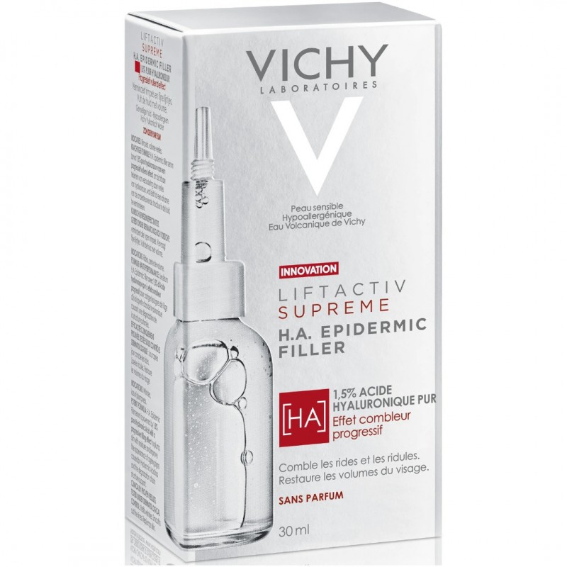 VICHY LIFTACTIV SUPREME H.A EPIDERMIC FILLER / ВИШИ ЛИФТАКТИВ СЕРУМ ЗА ЛИЦЕ И ОЧИ С ХИАЛУРОНОВА КИСЕЛИНА 30МЛ