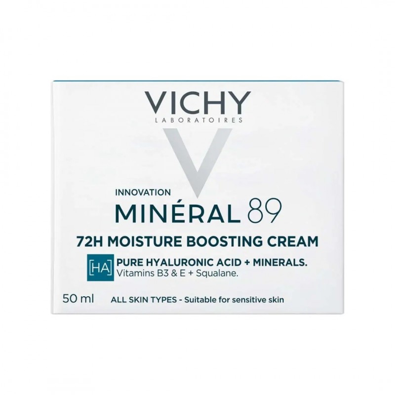 VICHY MINERAL 89 MOISTURE BOOSTING CREAM / ВИШИ ЛЕК ХИДРАТИРАЩ КРЕМ ЗА ВСЕКИ ТИП КОЖА 50МЛ VICHY MINERAL 89 MOISTURE BOOSTING CREAM / ВИШИ ЛЕК ХИДРАТИРАЩ КРЕМ ЗА ВСЕКИ ТИП КОЖА 50МЛ